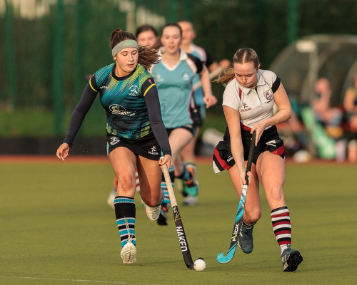 Action from the McDowell Plate match between Larne Grammar 2XI and Dromore High 2XI on Monday 8 December 2025. Photo: John McMurtry. © FRU SPORTS 2025.