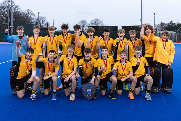 Action from the Prior Shield match between Friends 2XI and Royal Belfast Academical Institution 2XI on Wednesday 10 December 2025. Photo: Bob Given. © FRU SPORTS 2025.