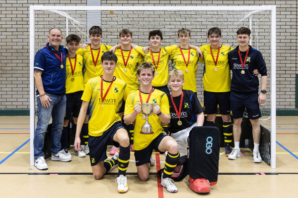 Action from the U18 Boys Indoor Champions on Sunday 14 December 2025. Photo: Bob Given. © FRU SPORTS 2025.