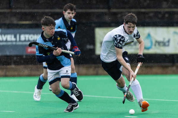 Action from the Burney Cup match between Cookstown High School and Methodist College on Wednesday 21 January 2026. Photo: Bob Given. © FRU SPORTS 2026.