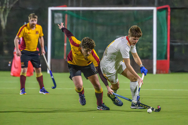 Action from the Anderson Cup match between Mossley and Banbridge on Friday 23 January 2026. Photo: Cyril Boyd. © FRU SPORTS 2026.