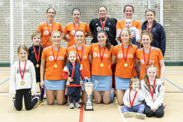 Action from the Ladies Indoor Hockey Championships match between Coleraine and Ards on Sunday 25 January 2026. Photo: Bob Given. © FRU SPORTS 2026.