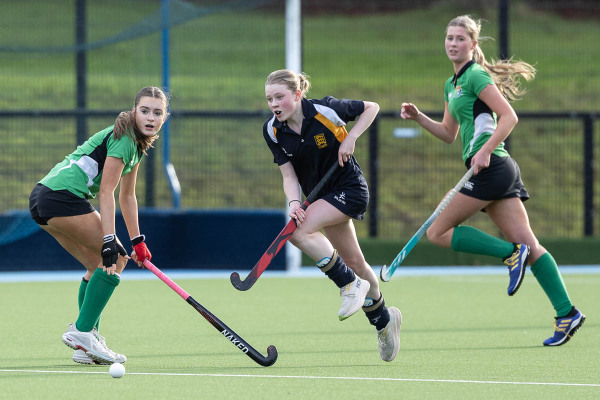 Action from the Gibson Plate match between Sullivan Upper School and Omagh Academy on Wednesday 28 January 2026. Photo: Bob Given. © FRU SPORTS 2026.