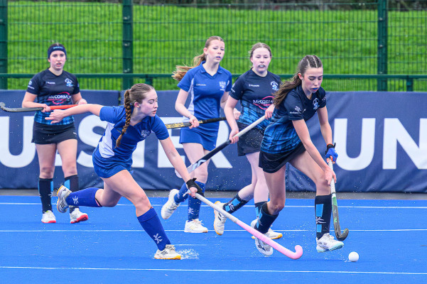 Action from the Junior Plate match between Belfast High and Dromore High on Saturday 31 January 2026. Photo: Cyril Boyd. © FRU SPORTS 2026.