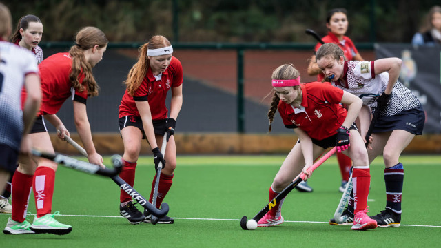 Action from the Junior Shield match between Royal School Armagh and Regent House on Saturday 31 January 2026. Photo: John McMurtry. © FRU SPORTS 2026.