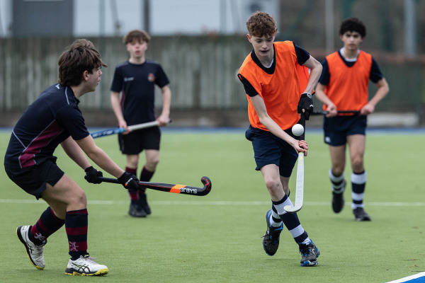 Action from the Taylor Cup match between Methodist College and Belfast Royal Academy on Wednesday 4 February 2026. Photo: Bob Given. © FRU SPORTS 2026.