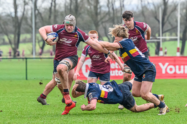 Action from the Towns Cup match between Academy and Banbridge 2XV on Saturday 7 February 2026. Photo: Cyril Boyd. © FRU SPORTS 2026.