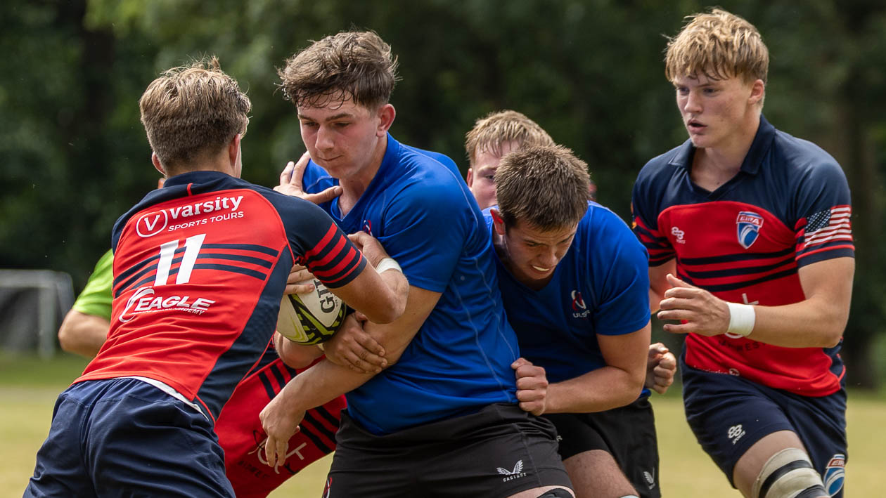 Representative Rugby: Ulster U17 Schools 59 EIRA U17 27